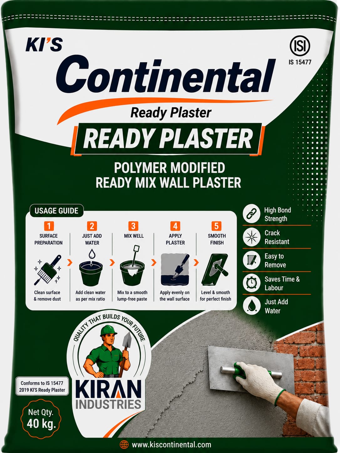 Continental Ready Plaster